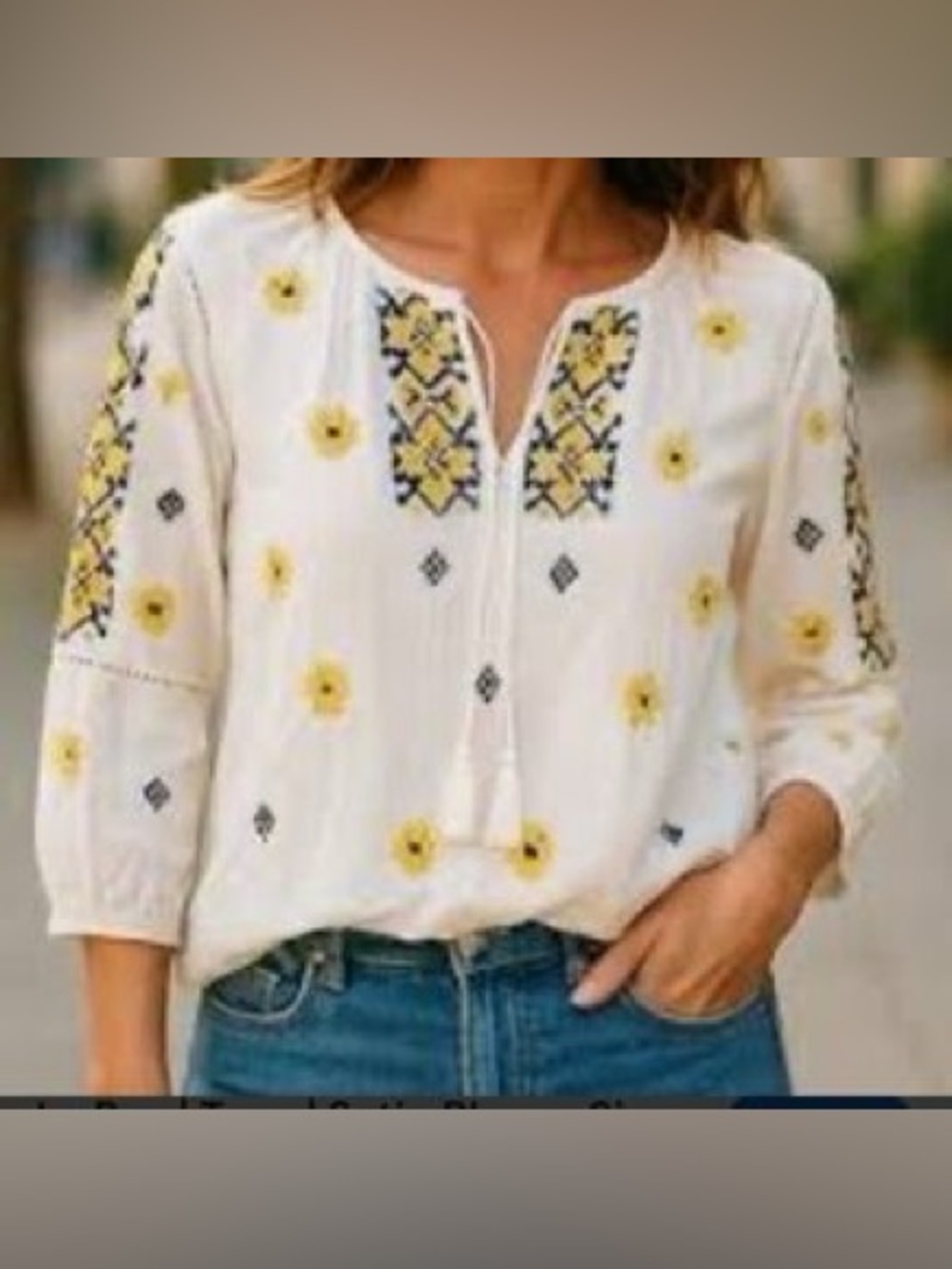 Embroidered Blouse Luna Moon Anthropologie
